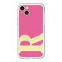 スリムプロテクションプレミアムケース with MagSafe［ オリジナル - initial color - R pink ］