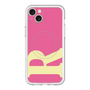 スリムプロテクションプレミアムケース with MagSafe［ オリジナル - initial color - R pink ］