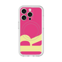 スリムプロテクションプレミアムケース with MagSafe［ オリジナル - initial color - R pink ］
