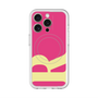 スリムプロテクションプレミアムケース with MagSafe［ オリジナル - initial color - R pink ］