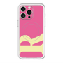 スリムプロテクションプレミアムケース with MagSafe［ オリジナル - initial color - R pink ］
