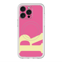 スリムプロテクションプレミアムケース with MagSafe［ オリジナル - initial color - R pink ］