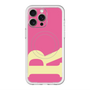 スリムプロテクションプレミアムケース with MagSafe［ オリジナル - initial color - R pink ］