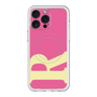 スリムプロテクションプレミアムケース with MagSafe［ オリジナル - initial color - R pink ］