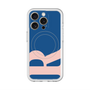 スリムプロテクションプレミアムケース with MagSafe［ オリジナル - initial color - R navy ］