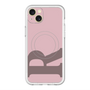 スリムプロテクションプレミアムケース with MagSafe［ オリジナル - initial color - R dusty pink ］