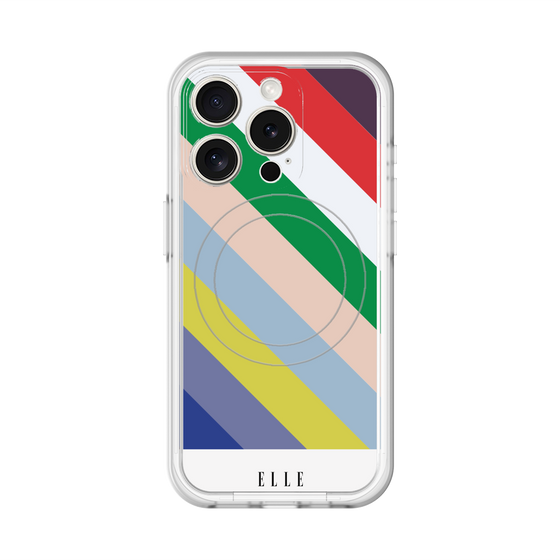 スリムプロテクションプレミアムケース with MagSafe［ ELLE - シック - スプリング ］