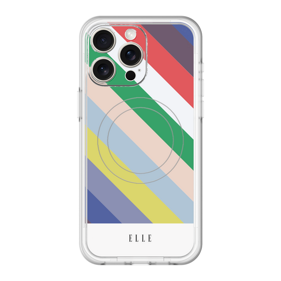 スリムプロテクションプレミアムケース with MagSafe［ ELLE - シック - スプリング ］