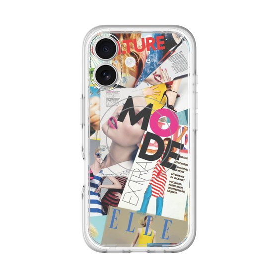 スリムプロテクションプレミアムケース with MagSafe［ ELLE - マガジン- カラー ］