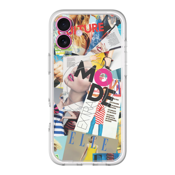 スリムプロテクションプレミアムケース with MagSafe［ ELLE - マガジン- カラー ］