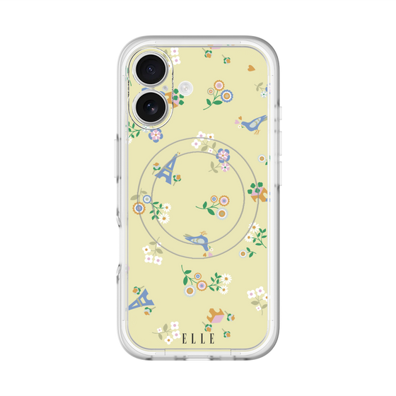スリムプロテクションプレミアムケース with MagSafe［ ELLE - チャーミングパリ ］