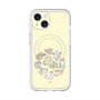 スリムプロテクションプレミアムケース with MagSafe［ こんにちは、いぬです - みんなそろって - ベージュ ］