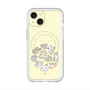 スリムプロテクションプレミアムケース with MagSafe［ こんにちは、いぬです - みんなそろって - ベージュ ］