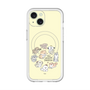 スリムプロテクションプレミアムケース with MagSafe［ こんにちは、いぬです - みんなそろって - ベージュ ］