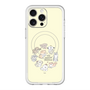 スリムプロテクションプレミアムケース with MagSafe［ こんにちは、いぬです - みんなそろって - ベージュ ］
