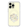スリムプロテクションプレミアムケース with MagSafe［ こんにちは、いぬです - みんなそろって - ベージュ ］