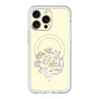 スリムプロテクションプレミアムケース with MagSafe［ こんにちは、いぬです - みんなそろって - ベージュ ］