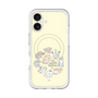 スリムプロテクションプレミアムケース with MagSafe［ こんにちは、いぬです - みんなそろって - ベージュ ］