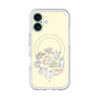 スリムプロテクションプレミアムケース with MagSafe［ こんにちは、いぬです - みんなそろって - ベージュ ］