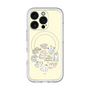 スリムプロテクションプレミアムケース with MagSafe［ こんにちは、いぬです - みんなそろって - ベージュ ］