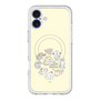 スリムプロテクションプレミアムケース with MagSafe［ こんにちは、いぬです - みんなそろって - ベージュ ］