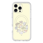 スリムプロテクションプレミアムケース with MagSafe［ こんにちは、いぬです - みんなそろって - ベージュ ］