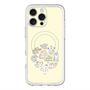 スリムプロテクションプレミアムケース with MagSafe［ こんにちは、いぬです - みんなそろって - ベージュ ］