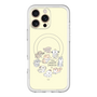 スリムプロテクションプレミアムケース with MagSafe［ こんにちは、いぬです - みんなそろって - ベージュ ］