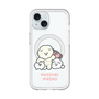 スリムプロテクションプレミアムケース with MagSafe［ もっさりもさお - みんないっしょ - クリア ］