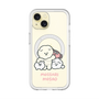 スリムプロテクションプレミアムケース with MagSafe［ もっさりもさお - みんないっしょ - クリア ］