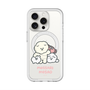 スリムプロテクションプレミアムケース with MagSafe［ もっさりもさお - みんないっしょ - クリア ］