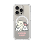 スリムプロテクションプレミアムケース with MagSafe［ もっさりもさお - みんないっしょ - クリア ］