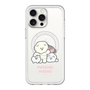 スリムプロテクションプレミアムケース with MagSafe［ もっさりもさお - みんないっしょ - クリア ］