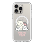 スリムプロテクションプレミアムケース with MagSafe［ もっさりもさお - みんないっしょ - クリア ］