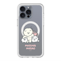 スリムプロテクションプレミアムケース with MagSafe［ もっさりもさお - みんないっしょ - クリア ］