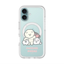 スリムプロテクションプレミアムケース with MagSafe［ もっさりもさお - みんないっしょ - クリア ］