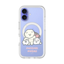 スリムプロテクションプレミアムケース with MagSafe［ もっさりもさお - みんないっしょ - クリア ］