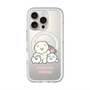 スリムプロテクションプレミアムケース with MagSafe［ もっさりもさお - みんないっしょ - クリア ］