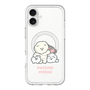 スリムプロテクションプレミアムケース with MagSafe［ もっさりもさお - みんないっしょ - クリア ］