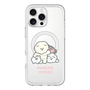 スリムプロテクションプレミアムケース with MagSafe［ もっさりもさお - みんないっしょ - クリア ］