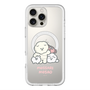 スリムプロテクションプレミアムケース with MagSafe［ もっさりもさお - みんないっしょ - クリア ］