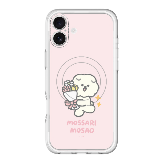 スリムプロテクションプレミアムケース with MagSafe［ もっさりもさお - お祝いもさ ］