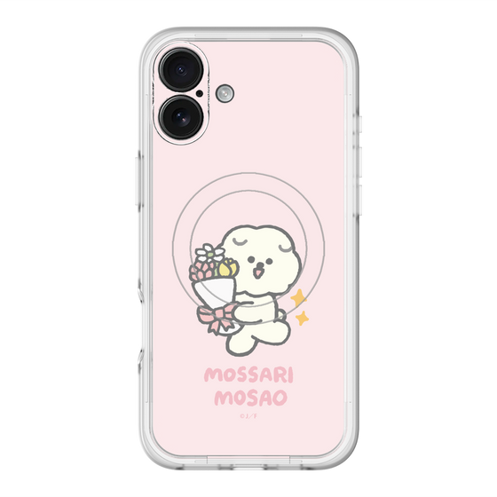 スリムプロテクションプレミアムケース with MagSafe［ もっさりもさお - お祝いもさ ］