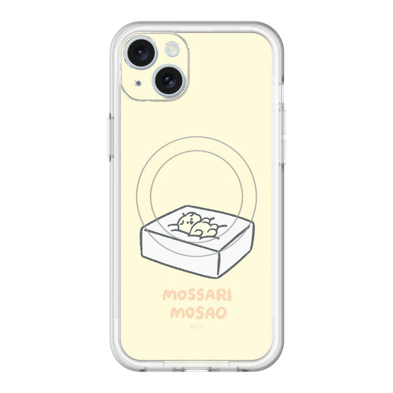 スリムプロテクションプレミアムケース with MagSafe［ もっさりもさお - おとうふマットレス ］