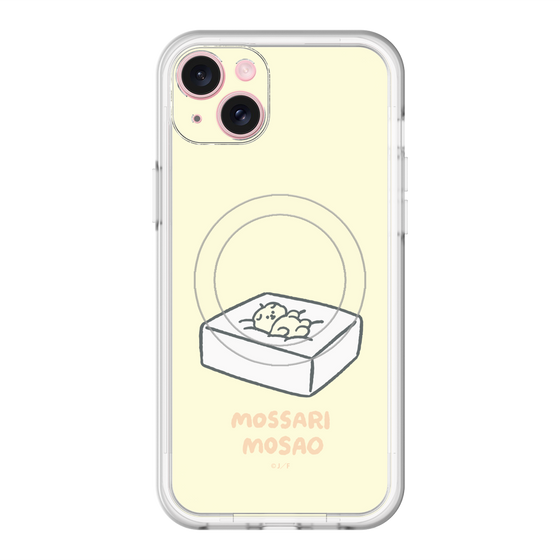 スリムプロテクションプレミアムケース with MagSafe［ もっさりもさお - おとうふマットレス ］