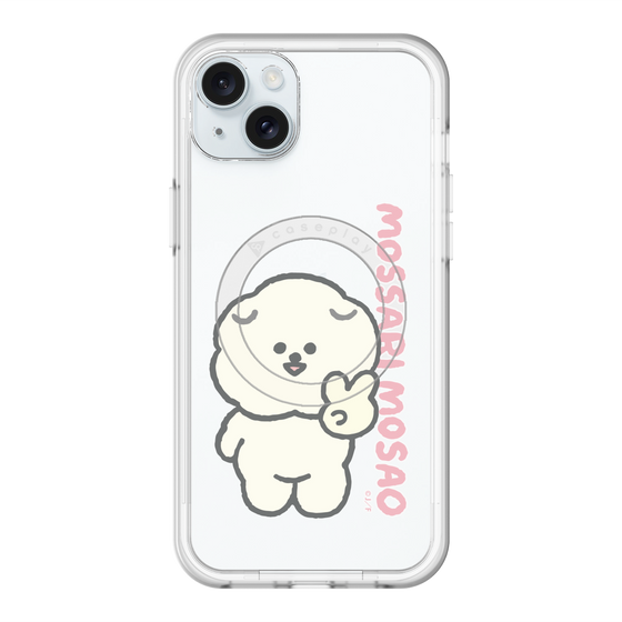 スリムプロテクションプレミアムケース with MagSafe［ もっさりもさお - ピスもさ ］