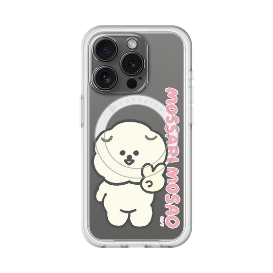 スリムプロテクションプレミアムケース with MagSafe［ もっさりもさお - ピスもさ ］