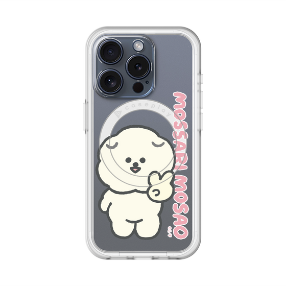 スリムプロテクションプレミアムケース with MagSafe［ もっさりもさお - ピスもさ ］