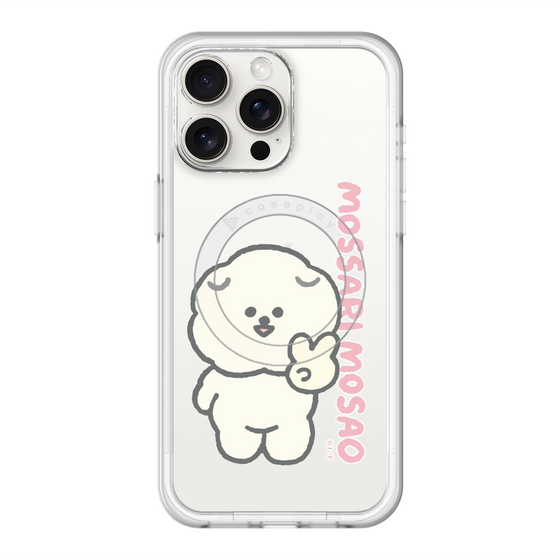 スリムプロテクションプレミアムケース with MagSafe［ もっさりもさお - ピスもさ ］
