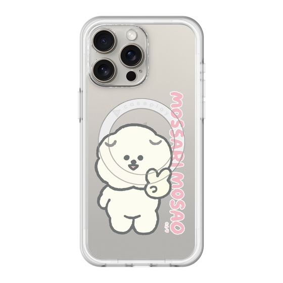 スリムプロテクションプレミアムケース with MagSafe［ もっさりもさお - ピスもさ ］
